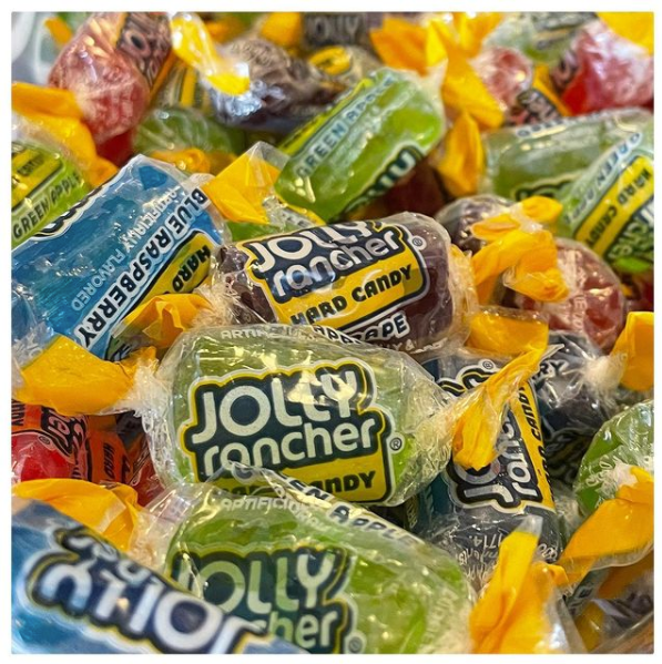 Jolly Ranchers from the Jar. You can get any amount from £2 up